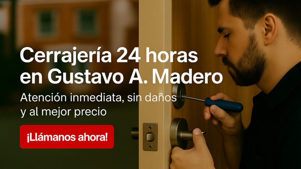 Cerrajería en Gustavo A. Madero con urgencias las 24 Horas
